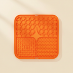 Orange Lick Mat